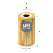 25.008.00 UFI olejový filter 25.008.00 UFI