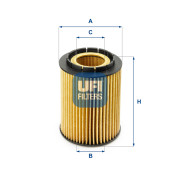 25.010.00 UFI olejový filter 25.010.00 UFI