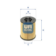 25.017.00 Olejový filtr UFI