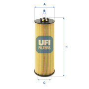 25.019.00 UFI olejový filter 25.019.00 UFI