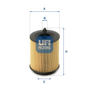 25.024.00 UFI olejový filter 25.024.00 UFI