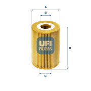 25.026.00 Olejový filtr UFI