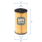 25.038.00 Olejový filtr UFI