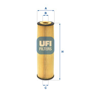 25.050.00 UFI olejový filter 25.050.00 UFI