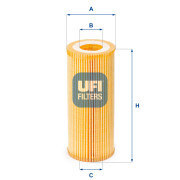 25.065.00 UFI olejový filter 25.065.00 UFI