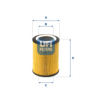 25.071.00 UFI olejový filter 25.071.00 UFI