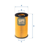 25.072.00 UFI olejový filter 25.072.00 UFI