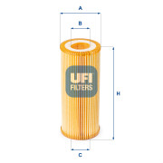 25.080.00 UFI olejový filter 25.080.00 UFI