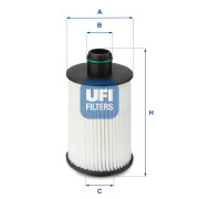 25.088.00 Olejový filtr UFI