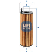 25.105.00 UFI olejový filter 25.105.00 UFI