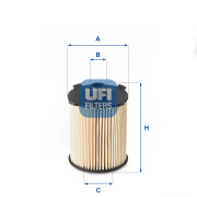 25.110.00 Olejový filtr UFI