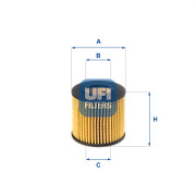 25.116.00 UFI olejový filter 25.116.00 UFI