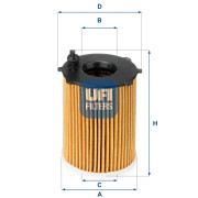 25.128.00 Olejový filtr UFI