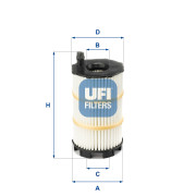 25.143.00 Olejový filtr UFI