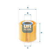25.150.00 Olejový filtr UFI