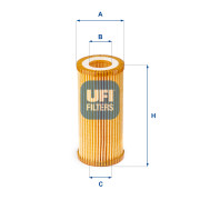 25.153.00 UFI olejový filter 25.153.00 UFI