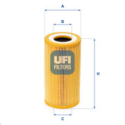 25.165.00 UFI olejový filter 25.165.00 UFI