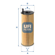 25.168.00 Olejový filtr UFI