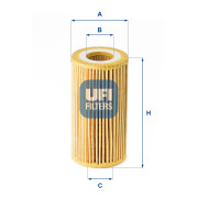 25.180.00 UFI olejový filter 25.180.00 UFI