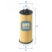 25.185.00 UFI olejový filter 25.185.00 UFI