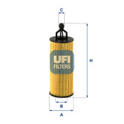 25.251.00 Hydraulický filtr, automatická převodovka UFI