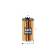 25.257.00 UFI olejový filter 25.257.00 UFI