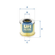 25.529.00 UFI hydraulický filter automatickej prevodovky 25.529.00 UFI
