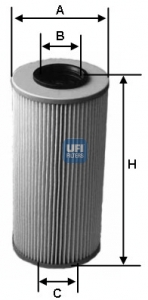 25.583.00 UFI hydraulický filter automatickej prevodovky 25.583.00 UFI
