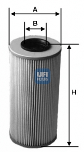 25.586.00 UFI hydraulický filter automatickej prevodovky 25.586.00 UFI