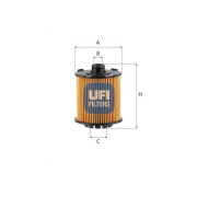 25.VCC.01 UFI olejový filter 25.VCC.01 UFI