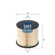 26.003.00 Palivový filtr UFI