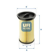 26.005.00 Palivový filtr UFI