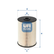26.021.00 UFI palivový filter 26.021.00 UFI