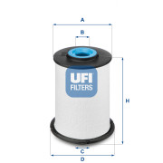 26.033.00 Palivový filtr UFI