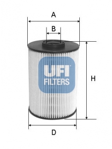 26.037.00 Palivový filtr UFI