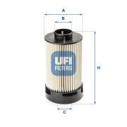 26.072.00 Palivový filtr UFI
