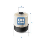 26.115.00 Palivový filtr UFI