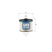 26.195.00 Palivový filtr UFI
