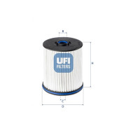 26.E2X.02 UFI palivový filter 26.E2X.02 UFI