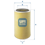 27.007.00 UFI vzduchový filter 27.007.00 UFI