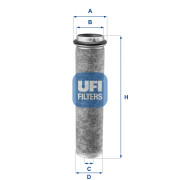 27.055.00 UFI filter sekundárneho vzduchu 27.055.00 UFI