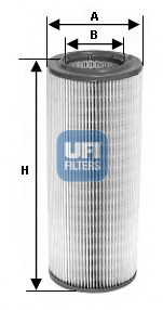 27.400.00 Vzduchový filtr UFI