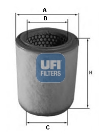 27.592.00 UFI vzduchový filter 27.592.00 UFI