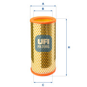 27.253.00 UFI vzduchový filter 27.253.00 UFI