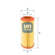 27.257.00 UFI vzduchový filter 27.257.00 UFI
