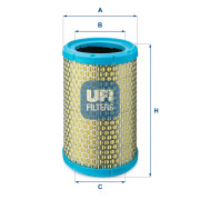 27.273.00 UFI vzduchový filter 27.273.00 UFI