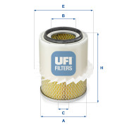27.282.00 UFI vzduchový filter 27.282.00 UFI