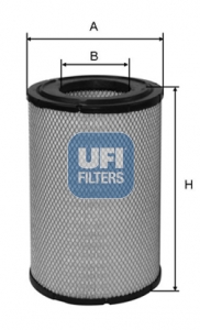 27.550.00 UFI vzduchový filter 27.550.00 UFI
