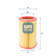 27.366.00 UFI vzduchový filter 27.366.00 UFI