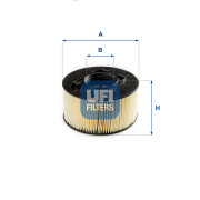 27.394.00 UFI vzduchový filter 27.394.00 UFI
